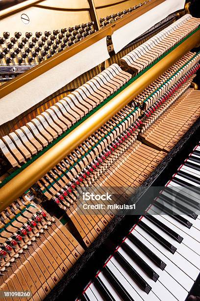 Piano Keys And Hammers Stock Photo - Download Image Now - Black Color, Classical Music, Classical Style
