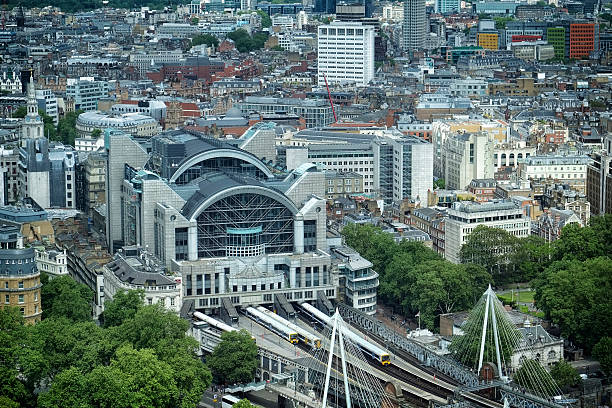 istock Charing Cross railway station, London, from above 181098595