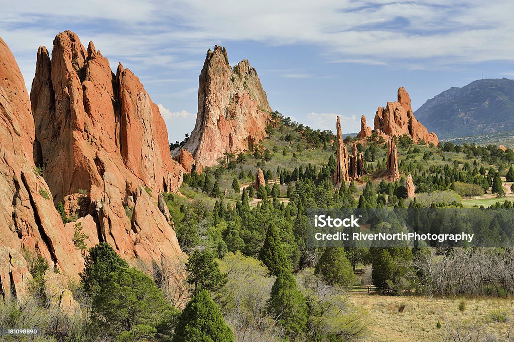 Ogród Bogów, Colorado Springs - Zbiór zdjęć royalty-free (Garden of the Gods)