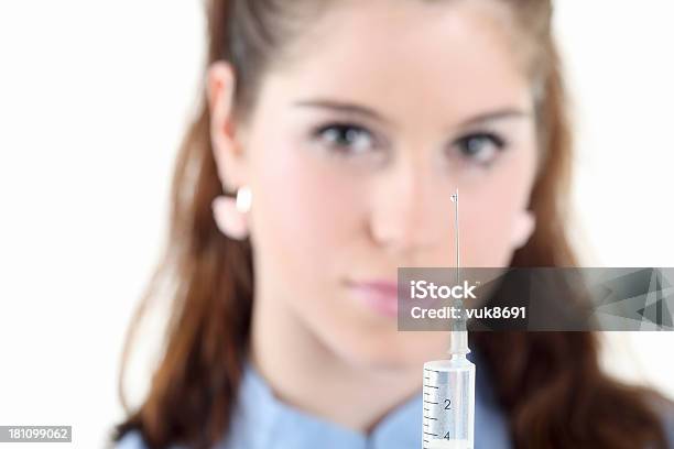 Nurse Preparing Syringe Stock Photo - Download Image Now - 20-24 Years, Adult, Adults Only