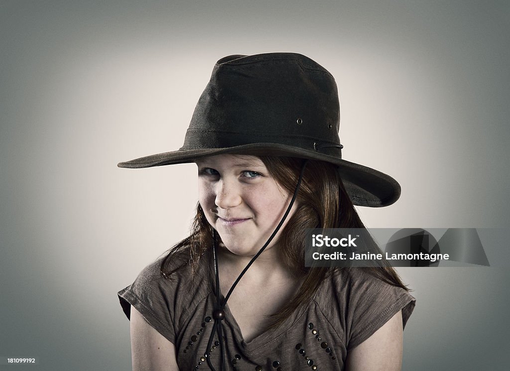 Retrato de joven Cowgirl - Foto de stock de 10-11 años libre de derechos