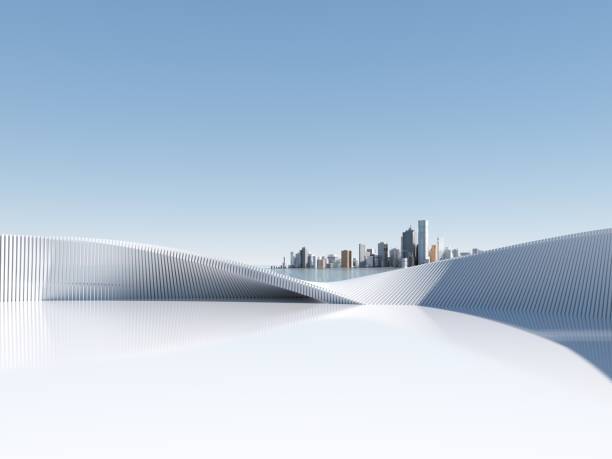 istock 3D outdoor Plaza Building 1810994868