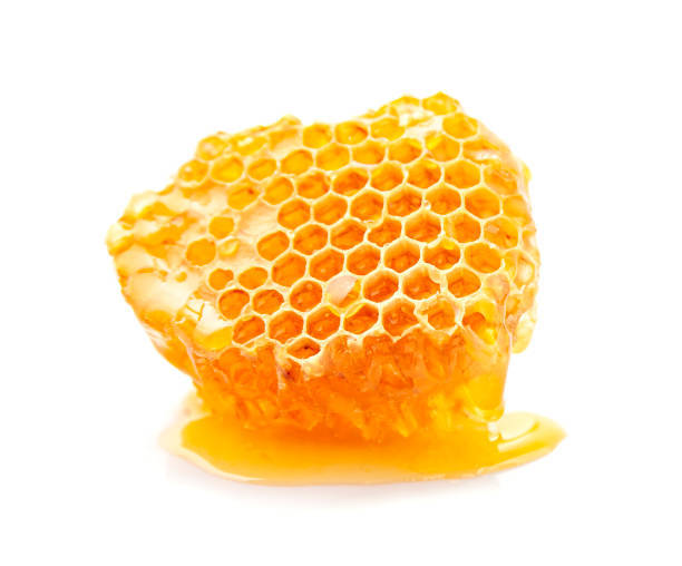 istock Honeycomb on white backgrounds. Healthy food ingredient 1810994951