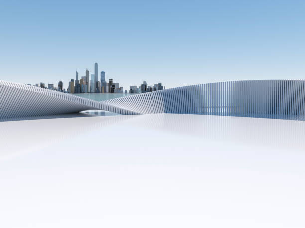 istock 3D outdoor Plaza Building 1810996732