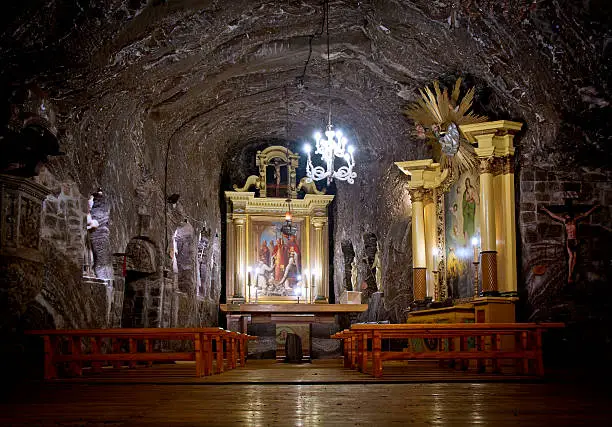 Photo of Small chapel in salt mine