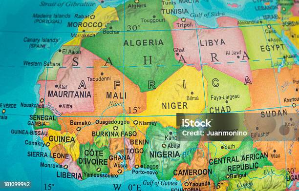 Saharian とサブ Saharian 国マップ - 地図のストックフォトや画像を多数ご用意 - 地図, ナイジェリア, ガンビア