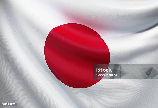 Flagge Von Japan Stockfoto und mehr Bilder von Asien - Asien, Flagge, Fotografie