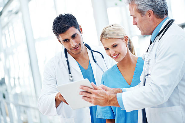 istock Sharing the good news with his colleagues 181100316