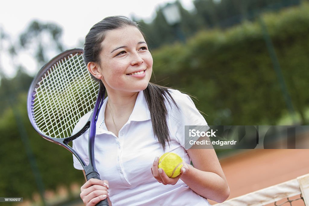 Souriant Joueur de tennis - Photo de Latino-américain libre de droits