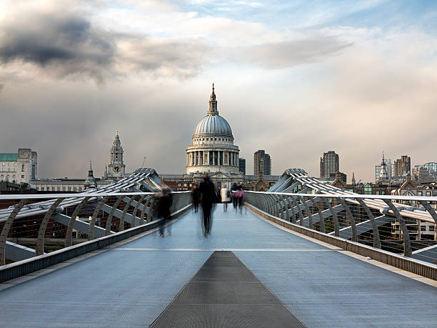 istock St. Paul's Cathedral with footbridge, London 181100627