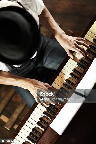 The Makings Of A Creative Genius Stock Photo - Download Image Now - Bar - Drink Establishment, Piano, Adult