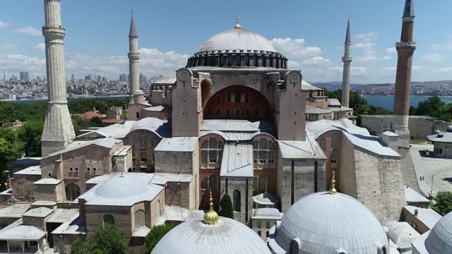 Hagia Sophia, one of the most historical buildings in Istanbul, is an old church and a new mosque.