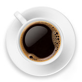 istock Coffee on white 181101609