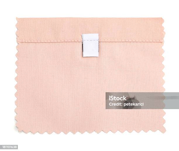 Foto de Etiquetados Amostra De Tecido Rosa Em Branco e mais fotos de stock de Algodão - Material Têxtil - Algodão - Material Têxtil, Amostra de Tecido - Material Têxtil, Bebê