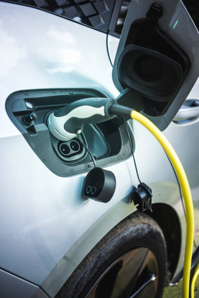 istock Electric Vehicles parking during charging 1811016838