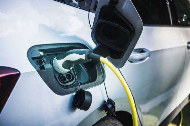 istock Electric Vehicles parking during charging 1811016839