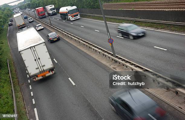 트럭 한 영국 Road 영국에 대한 스톡 사진 및 기타 이미지 - 영국, 트럭, 다중차선 고속도로