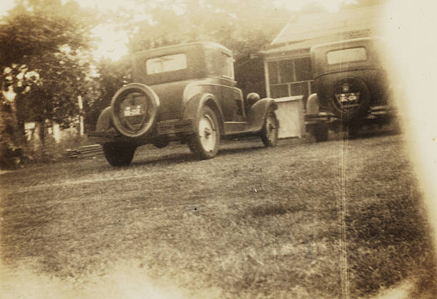 Old car-grunge stock photo