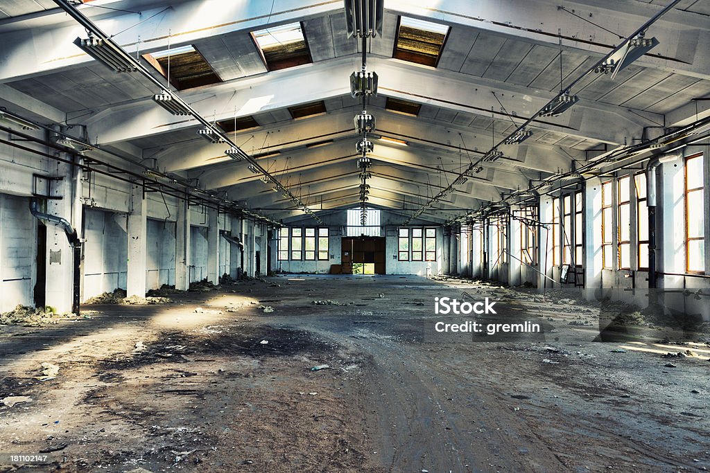 汚れた古い工場 - ダメージのロイヤリティフリーストックフォト