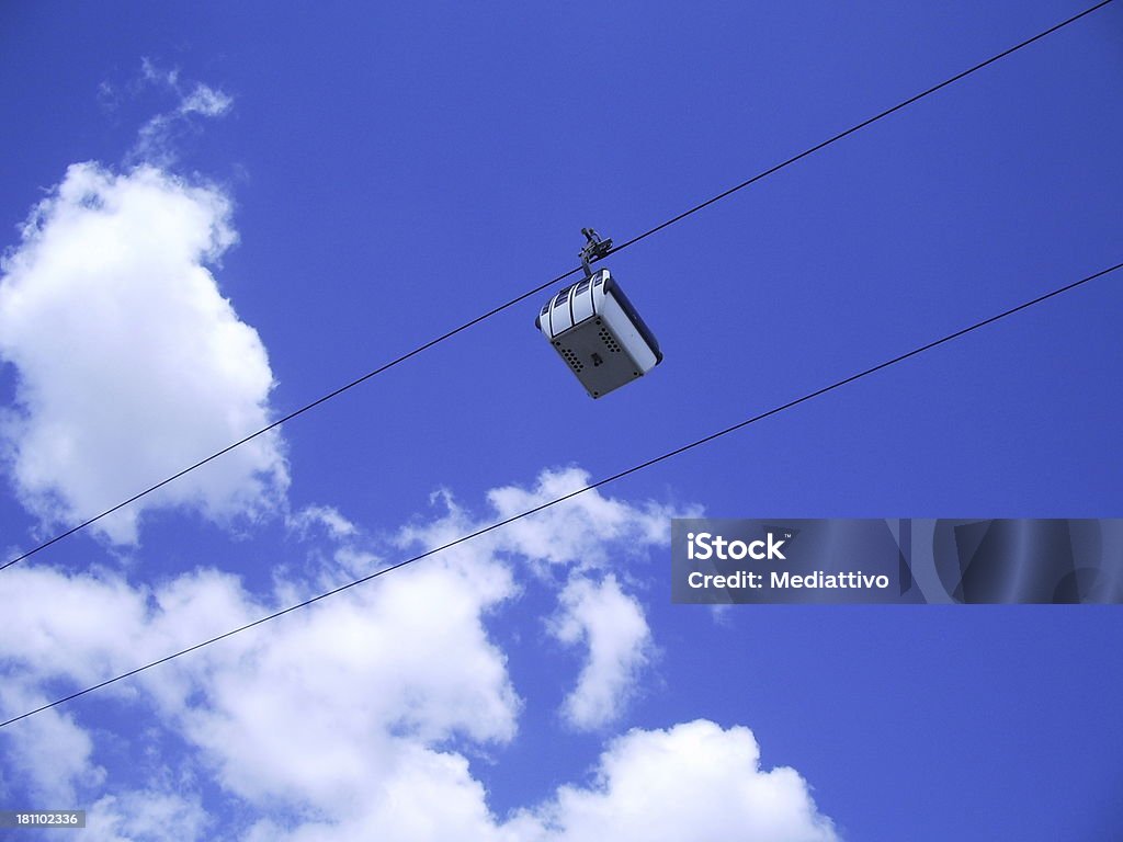 Lisboa cableway - Foto de stock de Azul royalty-free