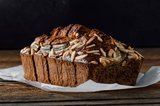 istock Banana cake fresh from the oven 1811031753
