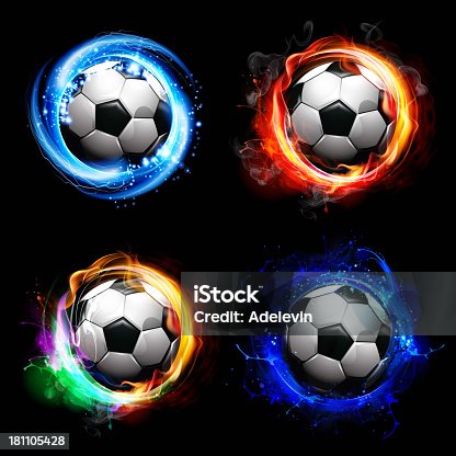 istock soccer balls-special effects 181105428