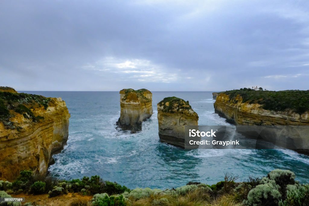 cliff in ocean Australia Stock Photo
