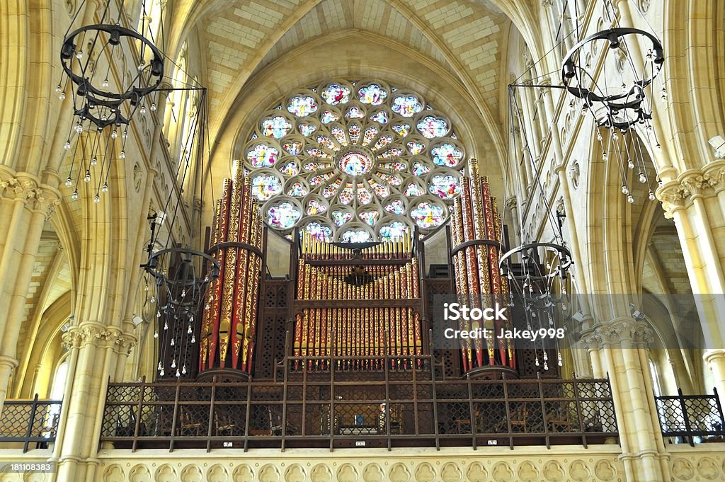 Cattedrale di Arundel e Rose window - Foto stock royalty-free di Arundel