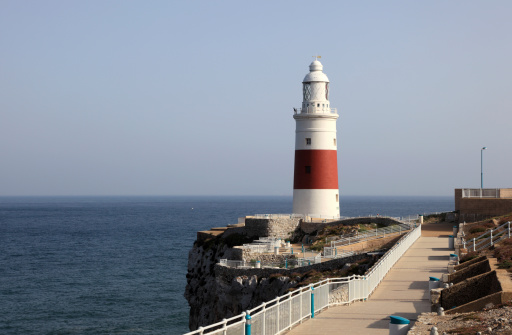 Lighthouse at the Europa Point in Gibraltar