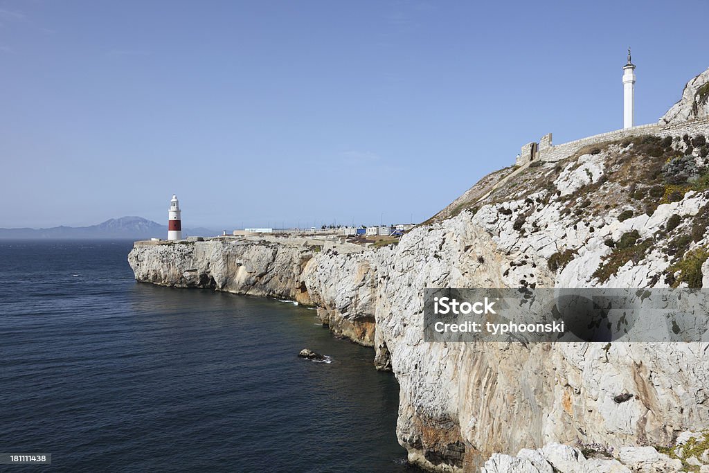 Costa do Mediterrâneo em Gibraltar - Foto de stock de Capitais internacionais royalty-free