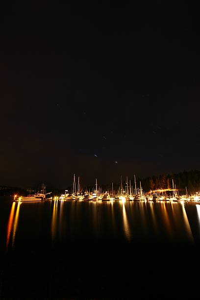 istock Sailboats and Star Trails 181115329