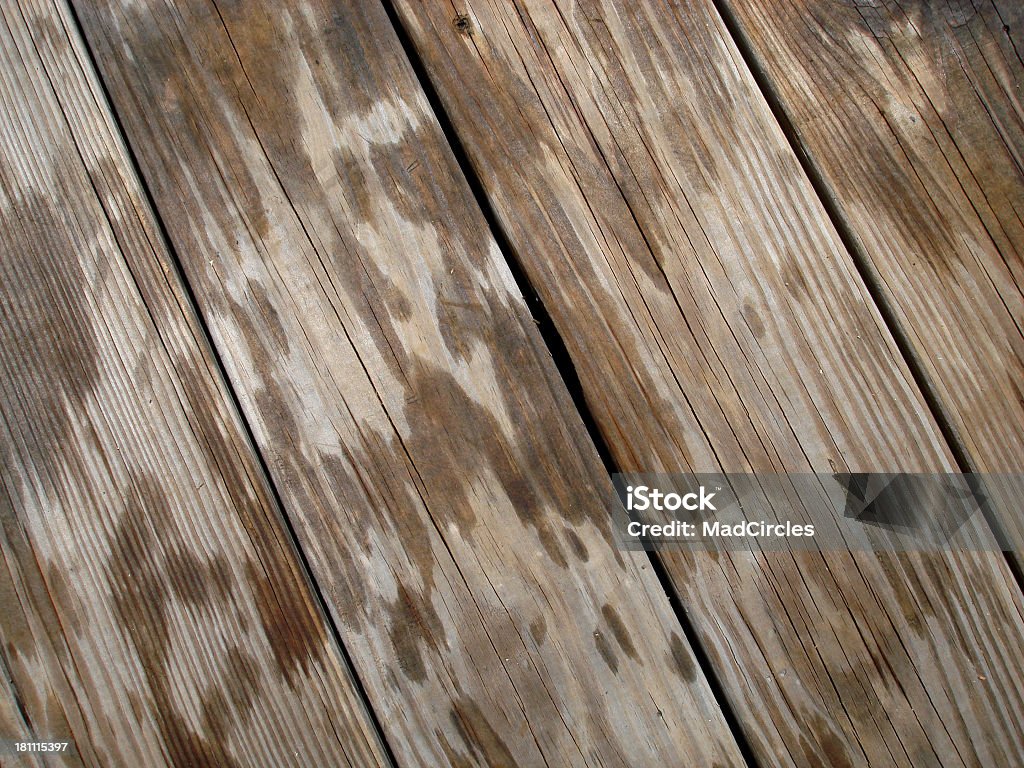 Tablas de madera antigua - Foto de stock de Agrietado libre de derechos