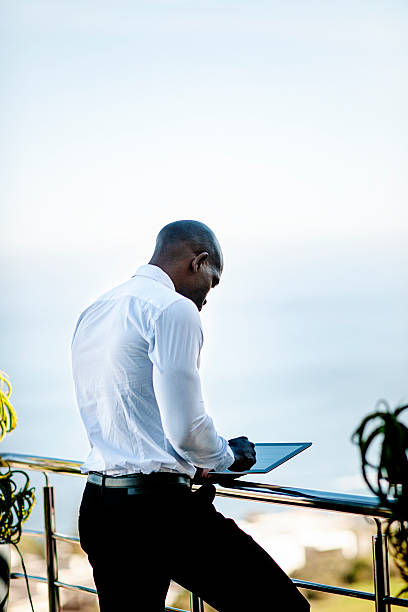 istock Checking on business at home 181116003