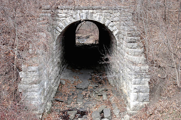 Old Railroad Underpass stock photo