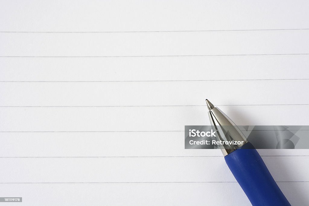 Stift und Notizbuch - Lizenzfrei Bildung Stock-Foto