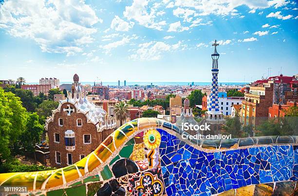 Park Guell Barcelona Stockfoto und mehr Bilder von Parc Guell - Parc Guell, Barcelona - Spanien, Sagrada Familia