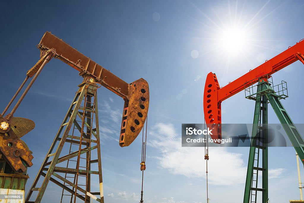 Bombas de aceite - Foto de stock de Gas natural libre de derechos