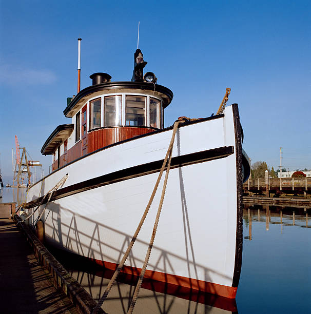 vintage puget sound holownik piasek człowiek - pilothouse zdjęcia i obrazy z banku zdjęć