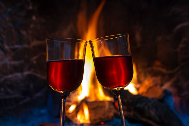 istock Toast in front of the fireplace 1811209326