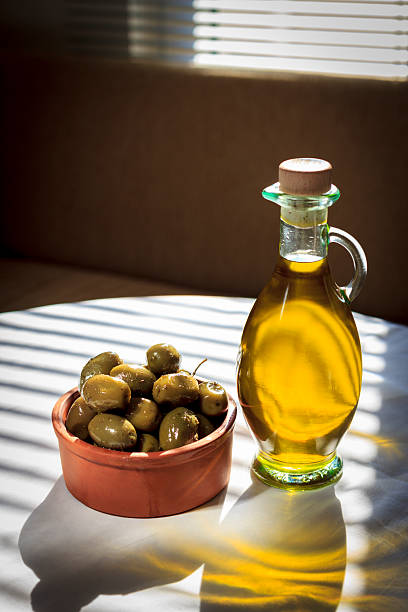 istock olives and olive oil 181121089