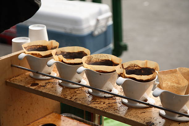Caffeinated: Drip Coffee stock photo