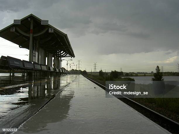 Stürmischen Bahnhof Stockfoto und mehr Bilder von Australien - Australien, Bahngleis, Bahnhof