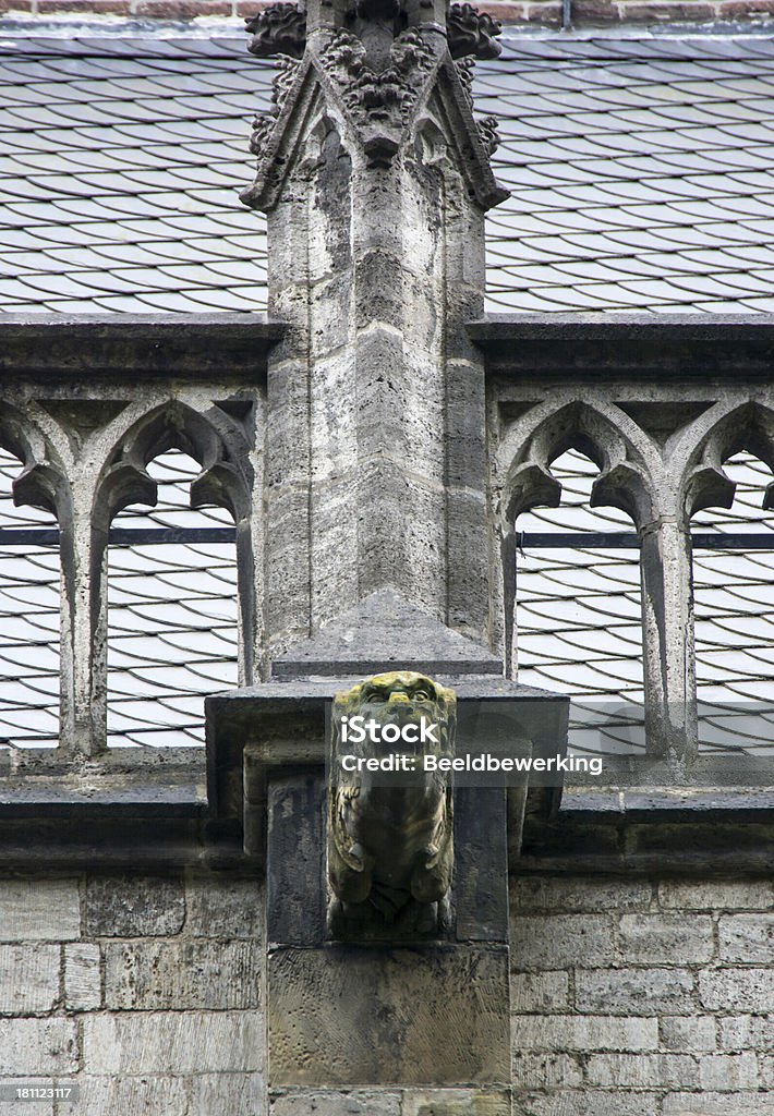 Gargouille Dom chiesa gotica di Utrecht - Foto stock royalty-free di Adulto