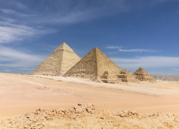 istock The great pyramids of Giza. Cairo . Egypt . 1811232963