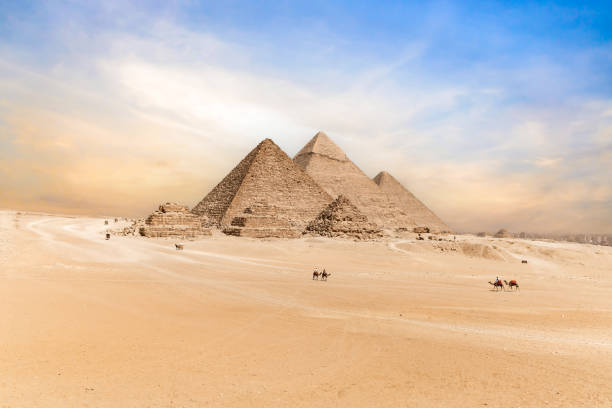 istock The great pyramids of Giza. Cairo . Egypt . 1811235578
