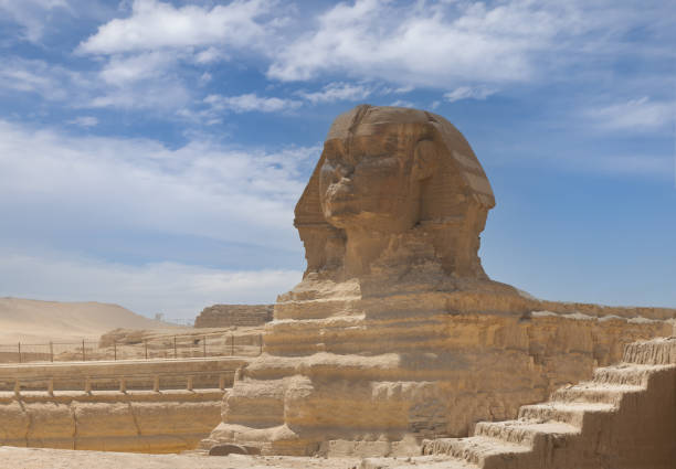 istock Egyptian sphinx. Cairo. Giza. Egypt. Travel background. 1811238247