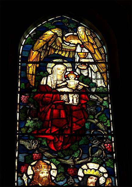 istock Section of Stained Glass Window 181124201
