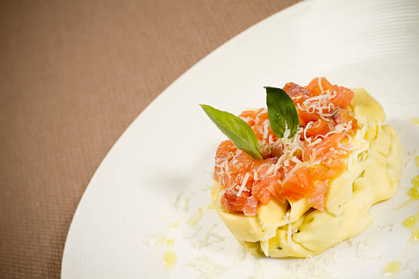 Salmon spagetti