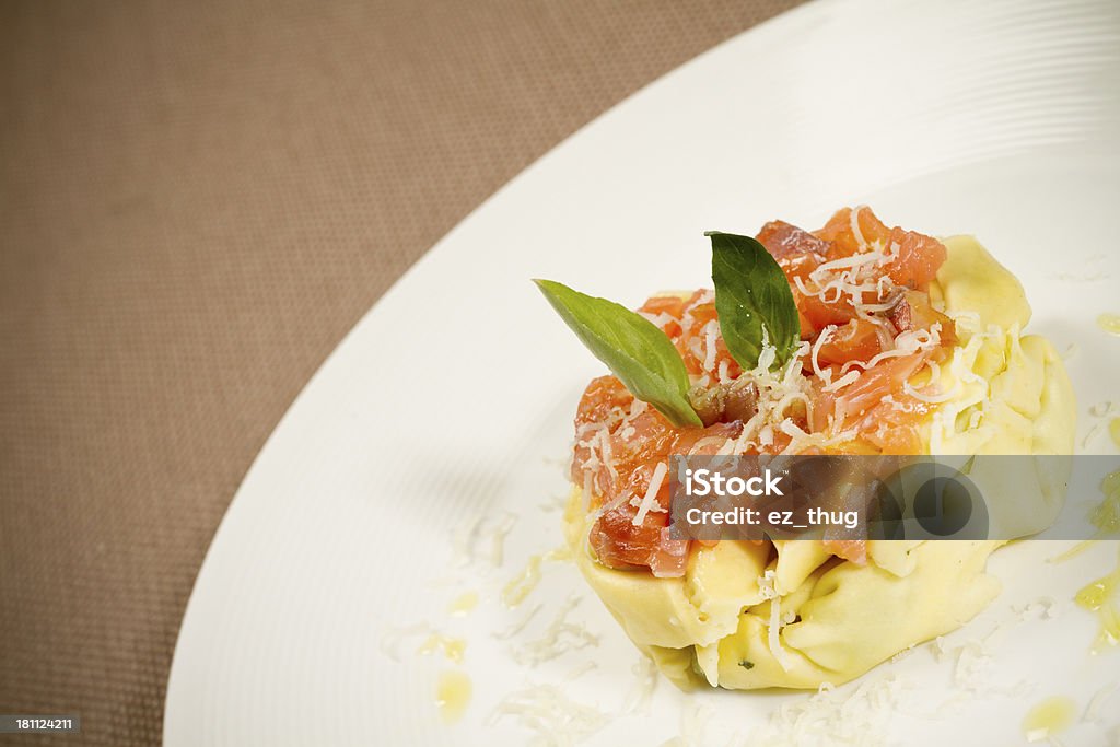 Spagetti al salmone - Royalty-free Salmão - Peixe Foto de stock