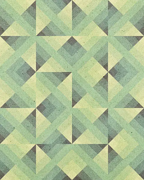 Photo of paper with Art Deco geometric pattern